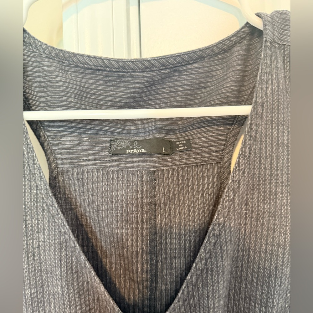 Prana Black Sleeveless Drawstring Jumpsuit - Picture 3 of 6